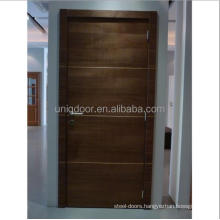 Aluminum strips decoration flush panel internal door